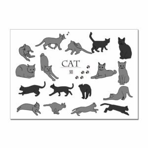 ねこのステッカー